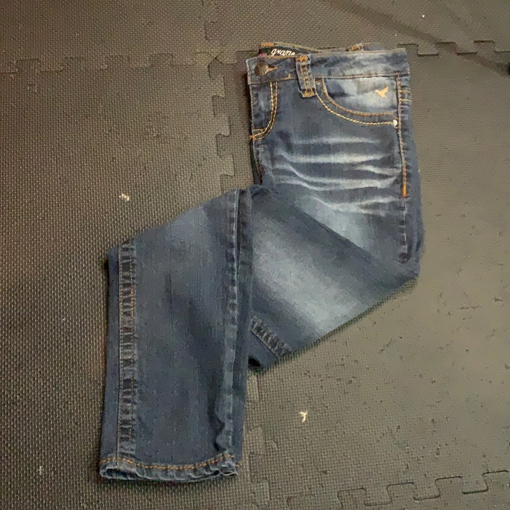 Grane Blue Jeans Darcy Super Skinny Low-rise Juniors Size 11